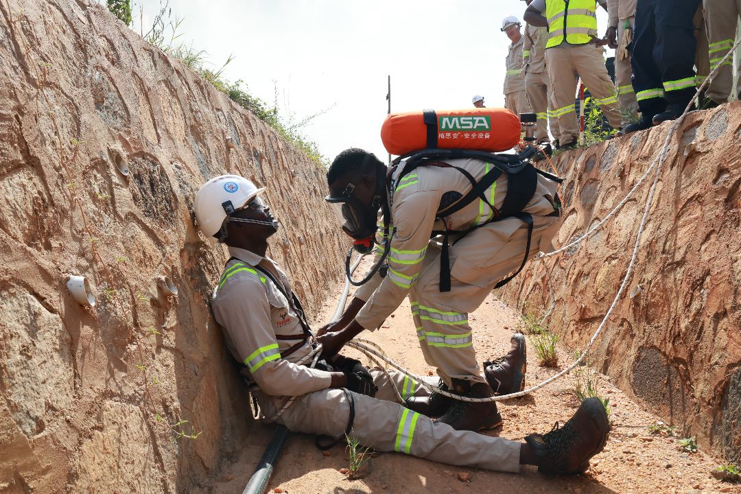 First Aid International Conducts Confined Space Entry Training for SINOPEC Staff at Tangi Site